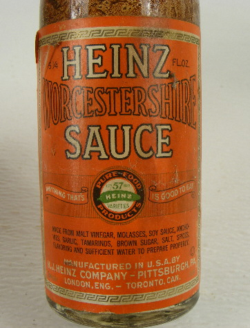 Worchestershire Sauce label art